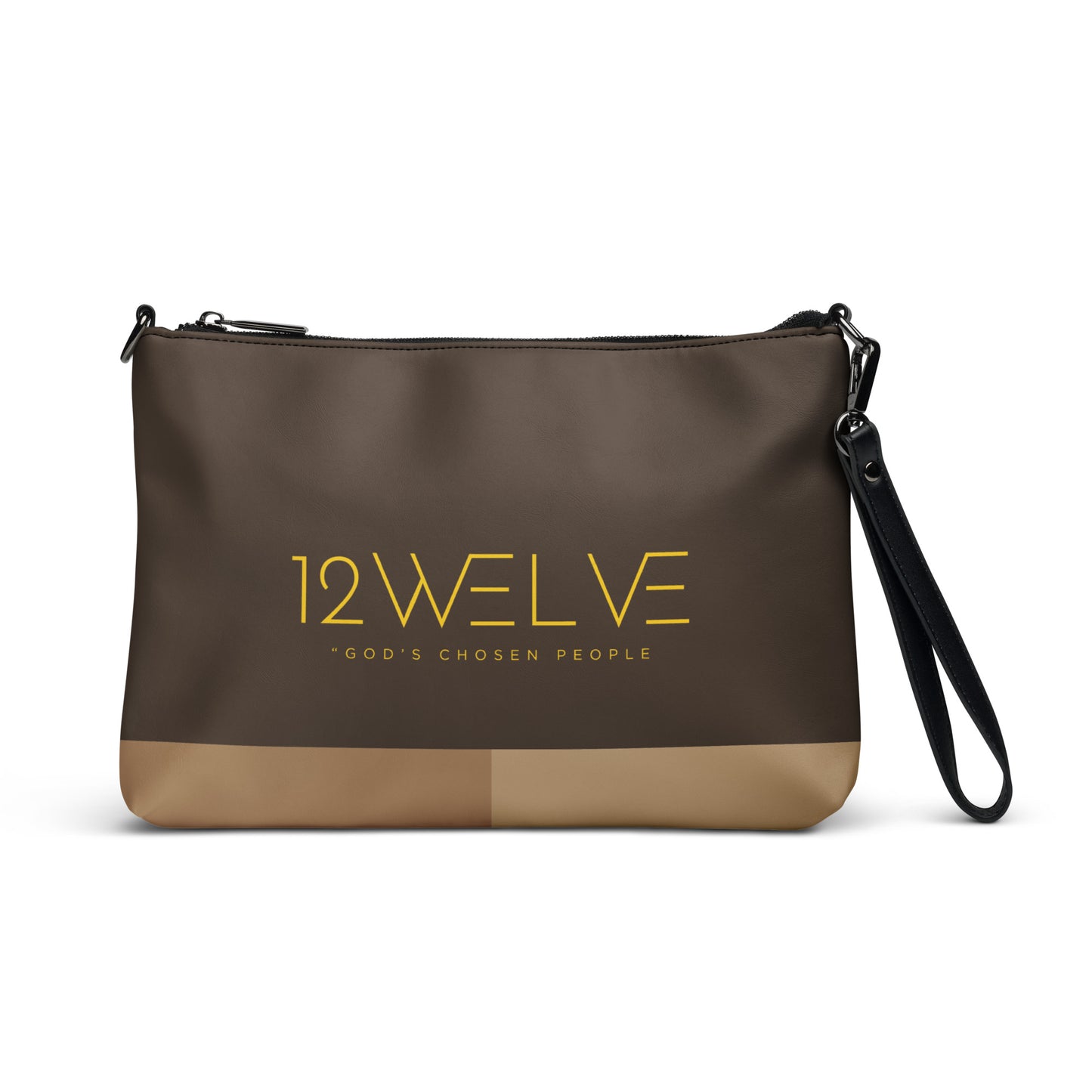 Crossbody bag Color Block 12Telve Logo Brown