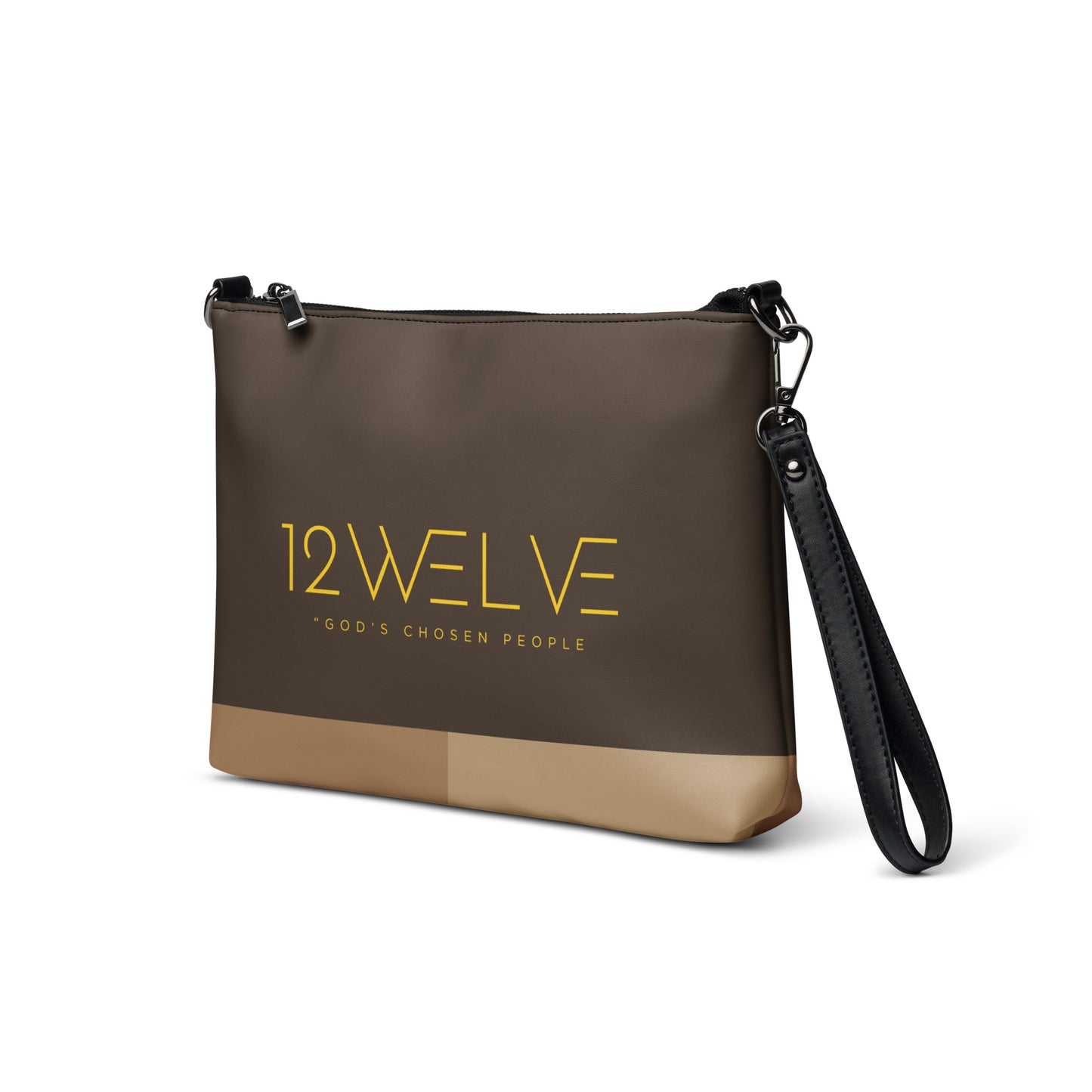 Crossbody bag Color Block 12Telve Logo Brown