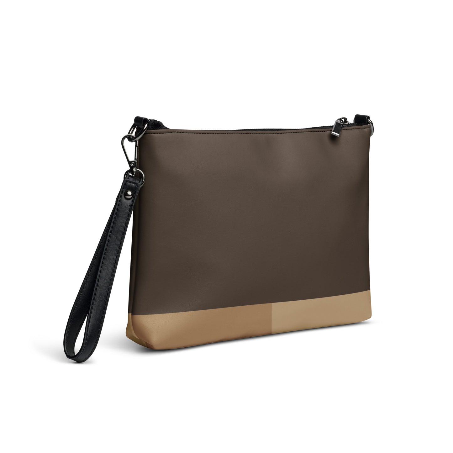 Crossbody bag Color Block 12Telve Logo Brown
