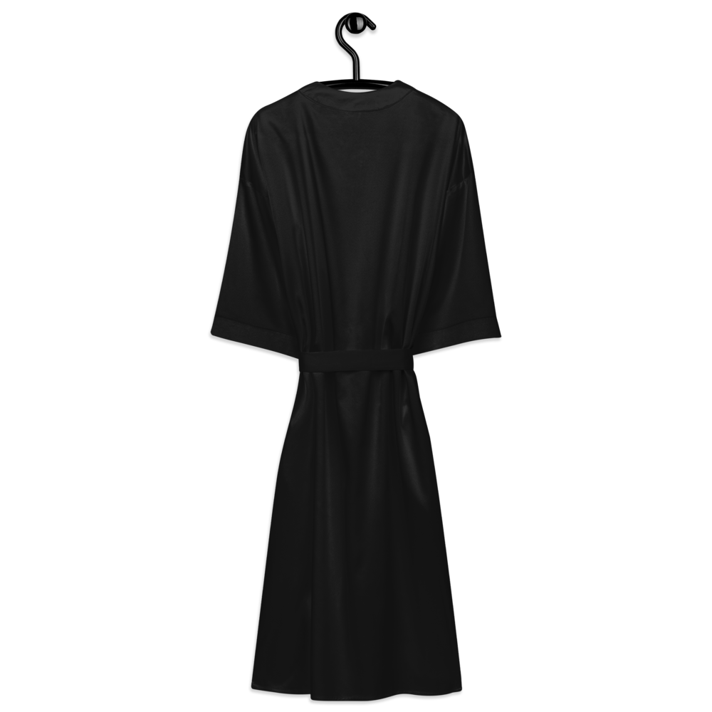 Satin robe