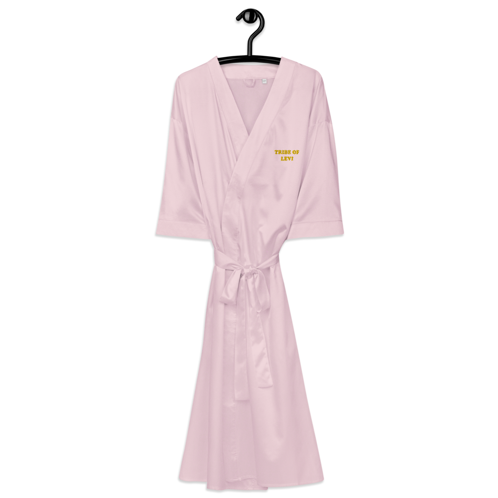 Satin robe