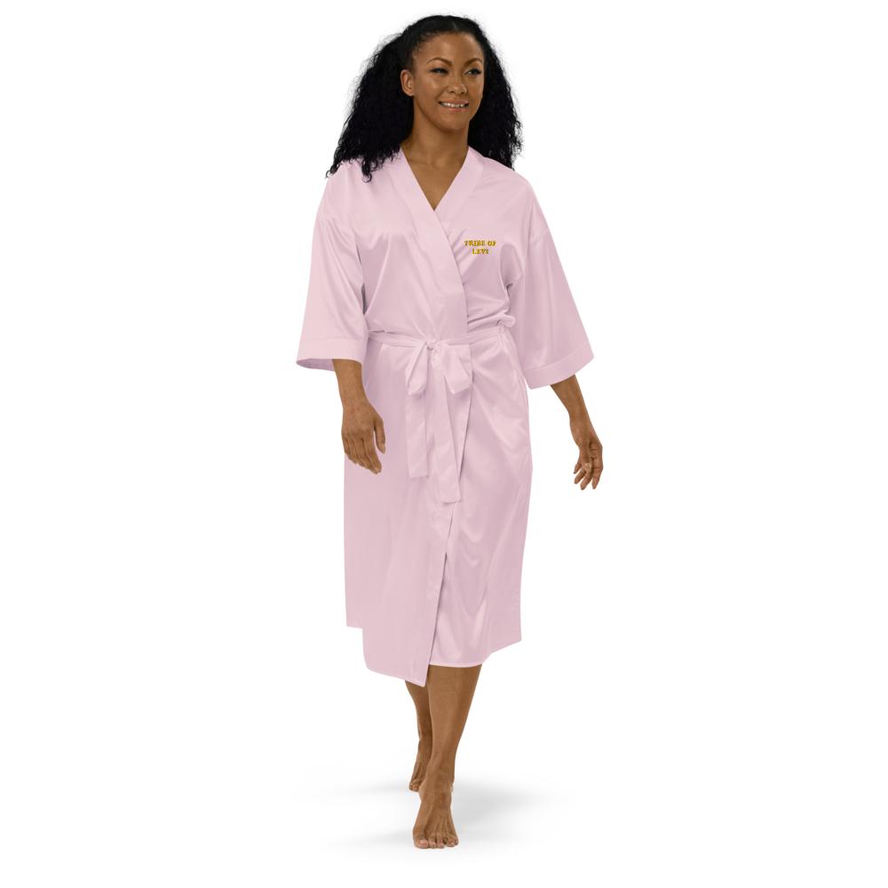 Satin robe