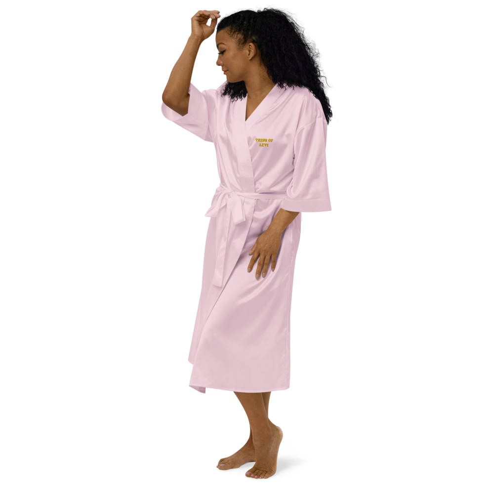 Satin robe