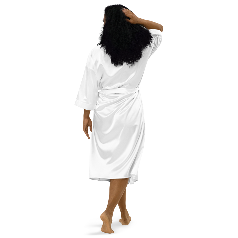 Satin robe
