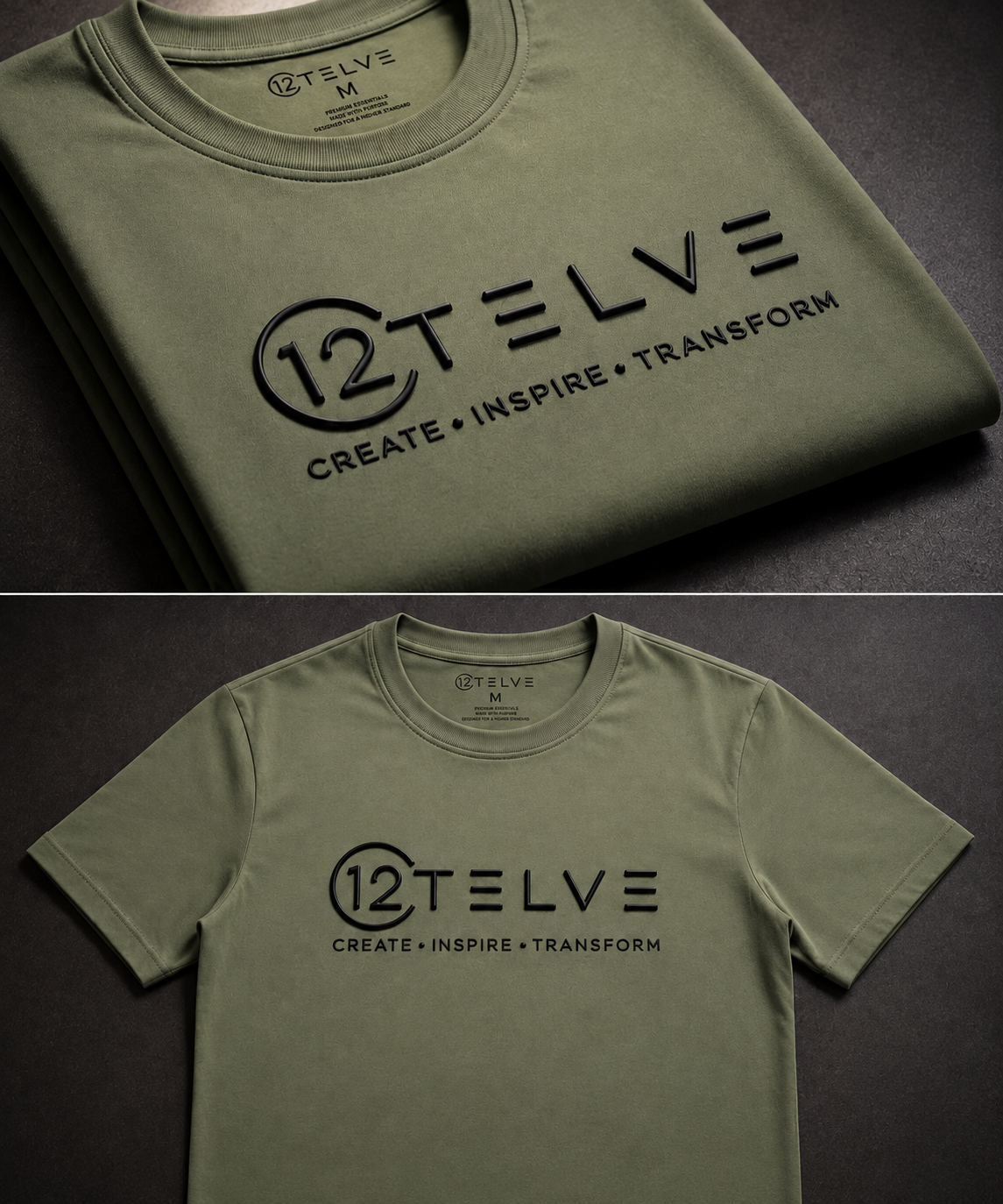 Raised Logo Heavyweight T-Shirt