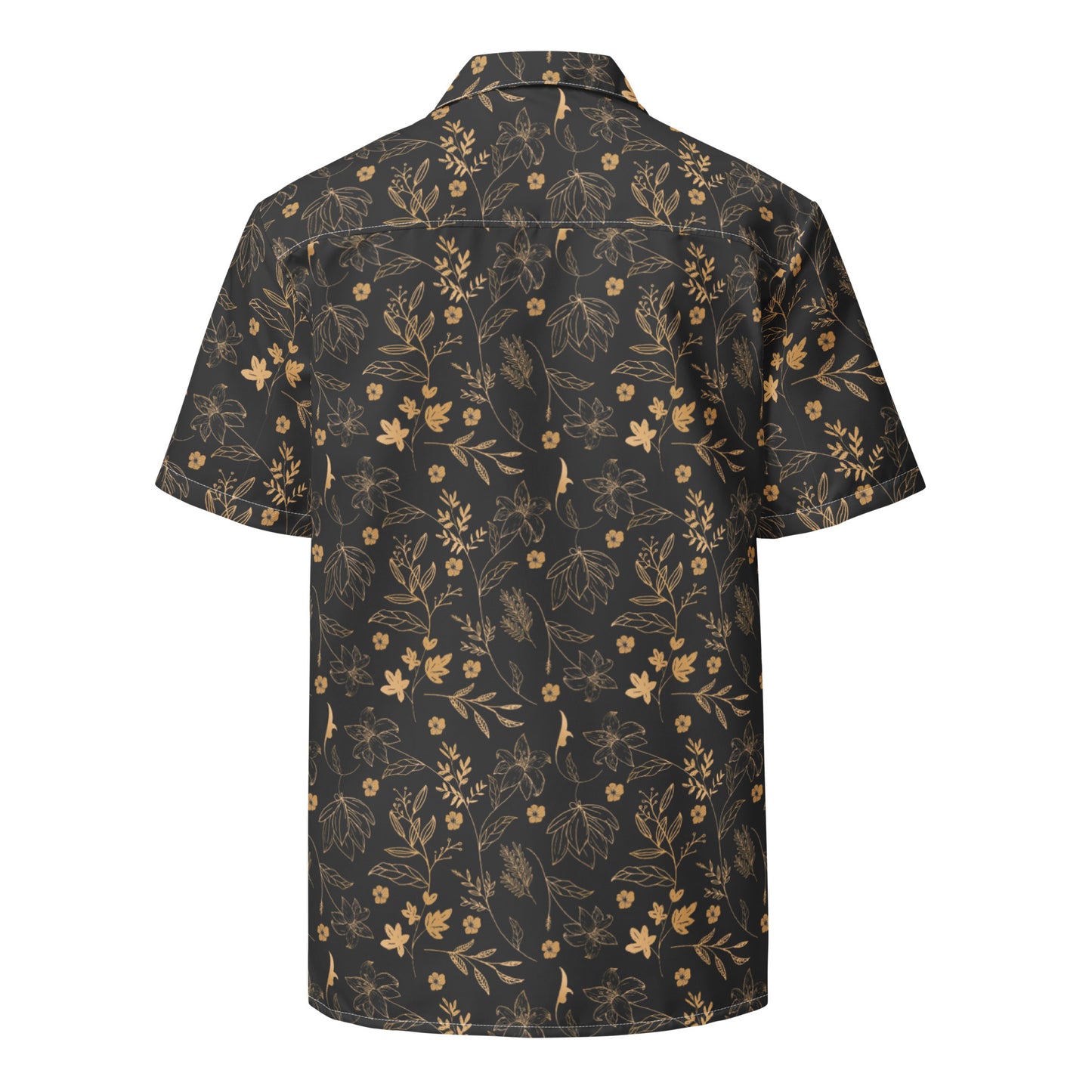 Vintage Floral Unisex Button Shirt