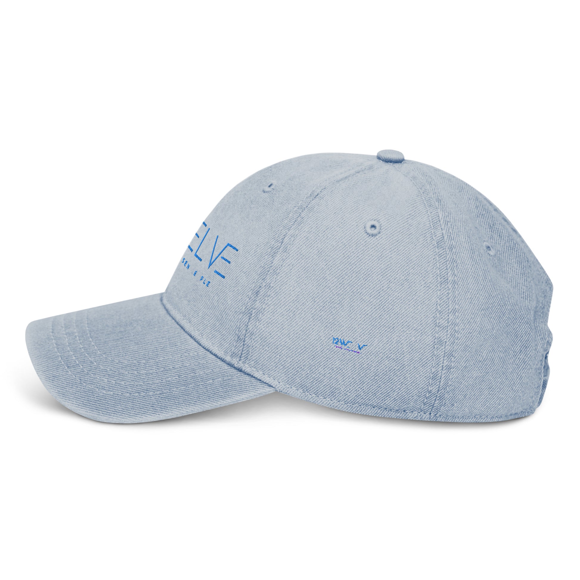 Denim Trucker Hat | Pigment-Dyed Denim Hat | 12telve