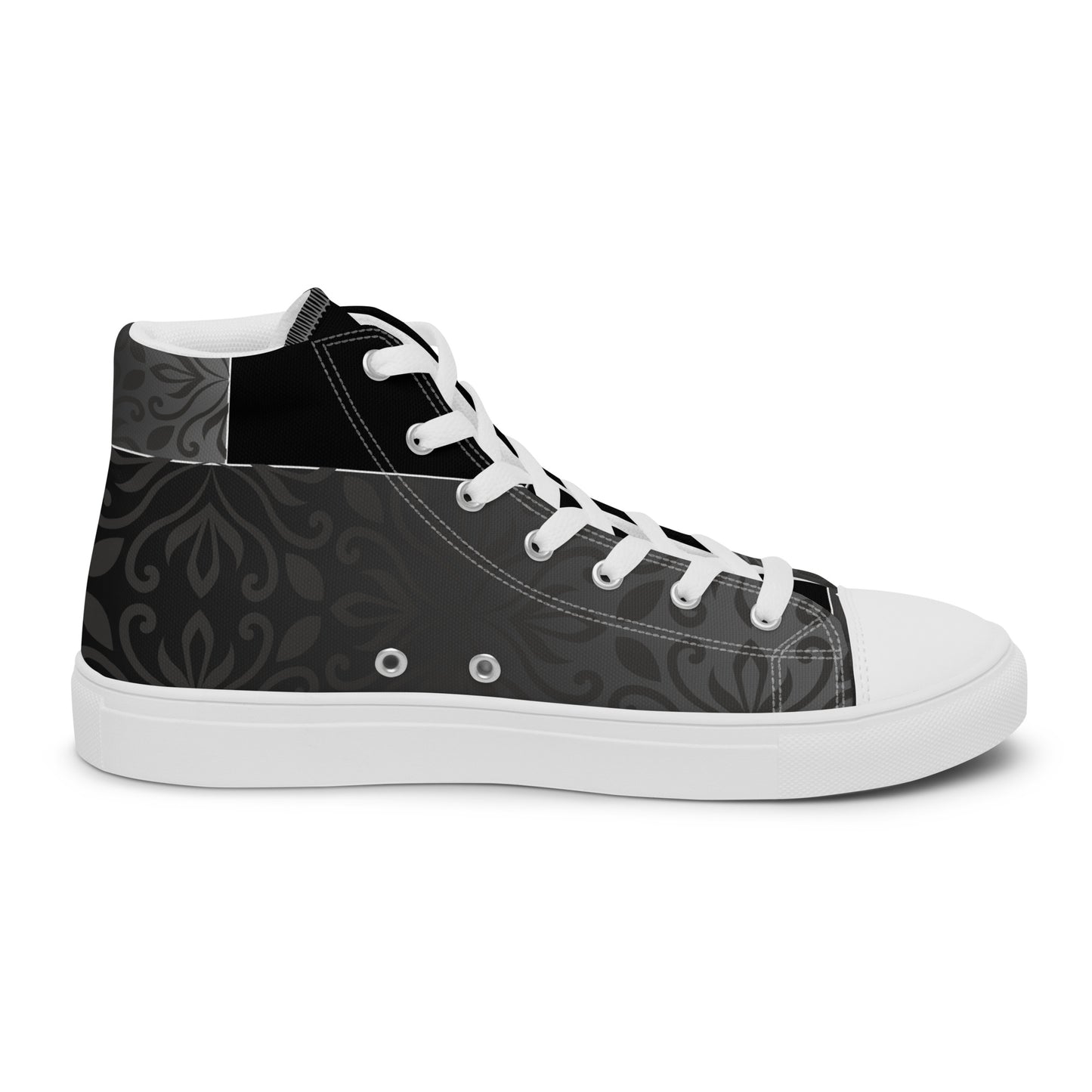 Women’s Stylized Floral Pattern High Top Shoes