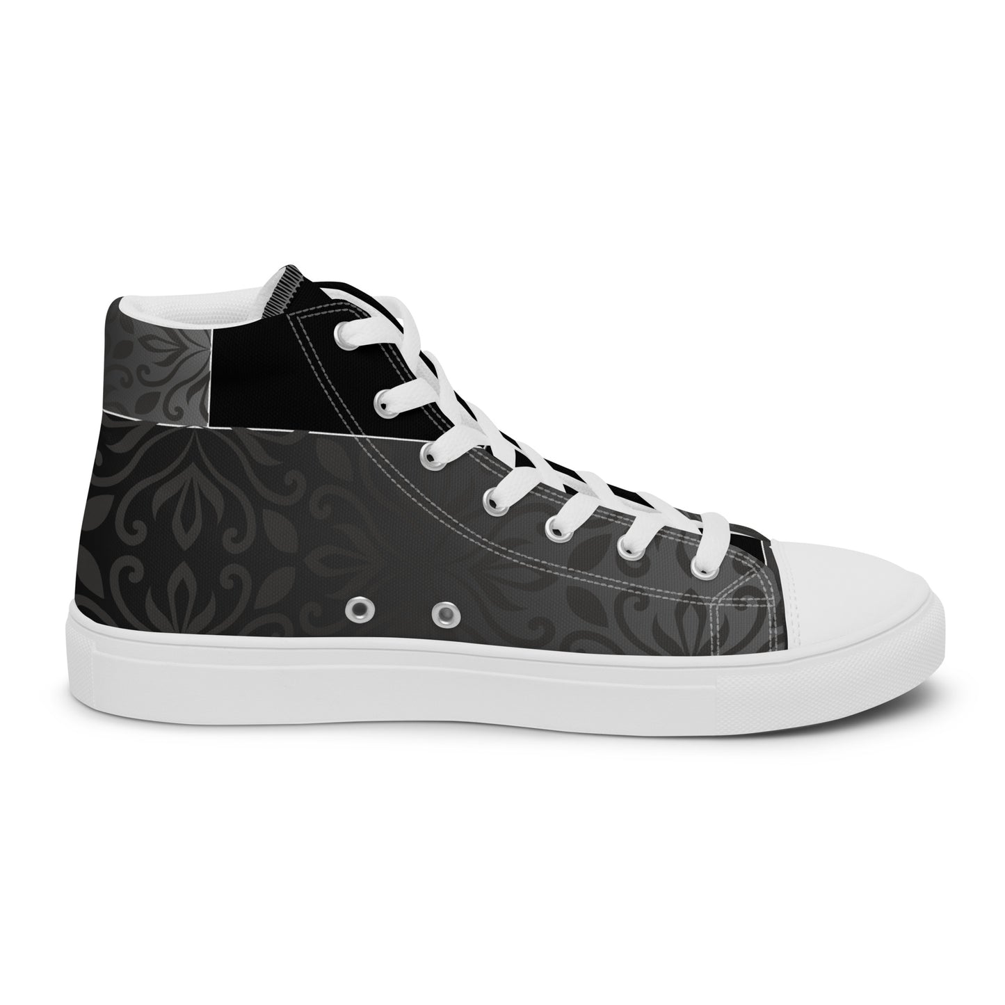 Women’s high top Stylized Floral Pattern sneaker, : Casual Shoes ,